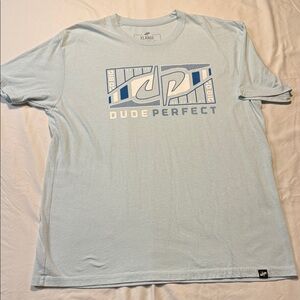 Dude Perfect Sky Blue Short Sleeve Tee